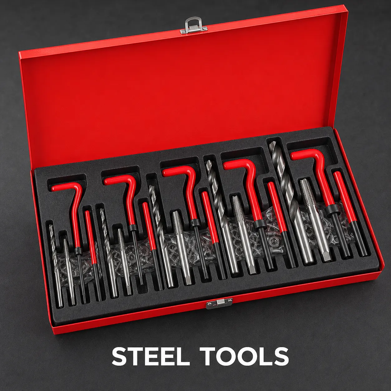 Thread Repair Tool Kit and included accessories